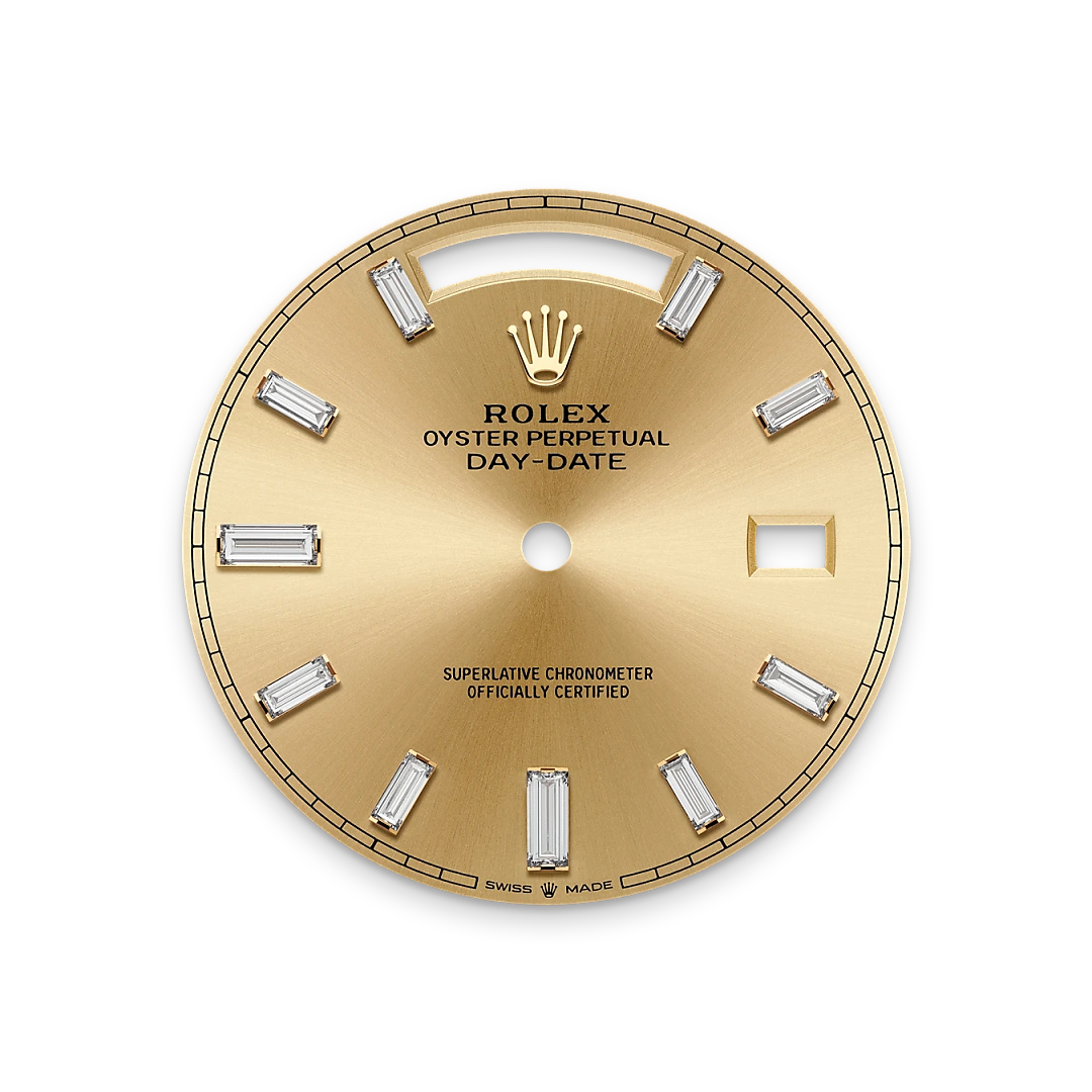 Champagne-colour dial