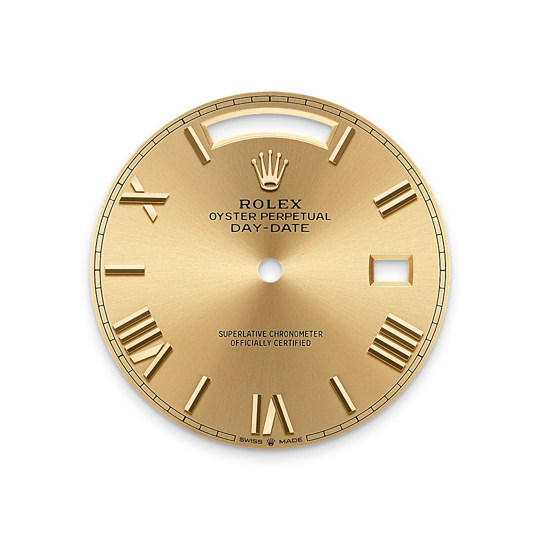Champagne-colour dial