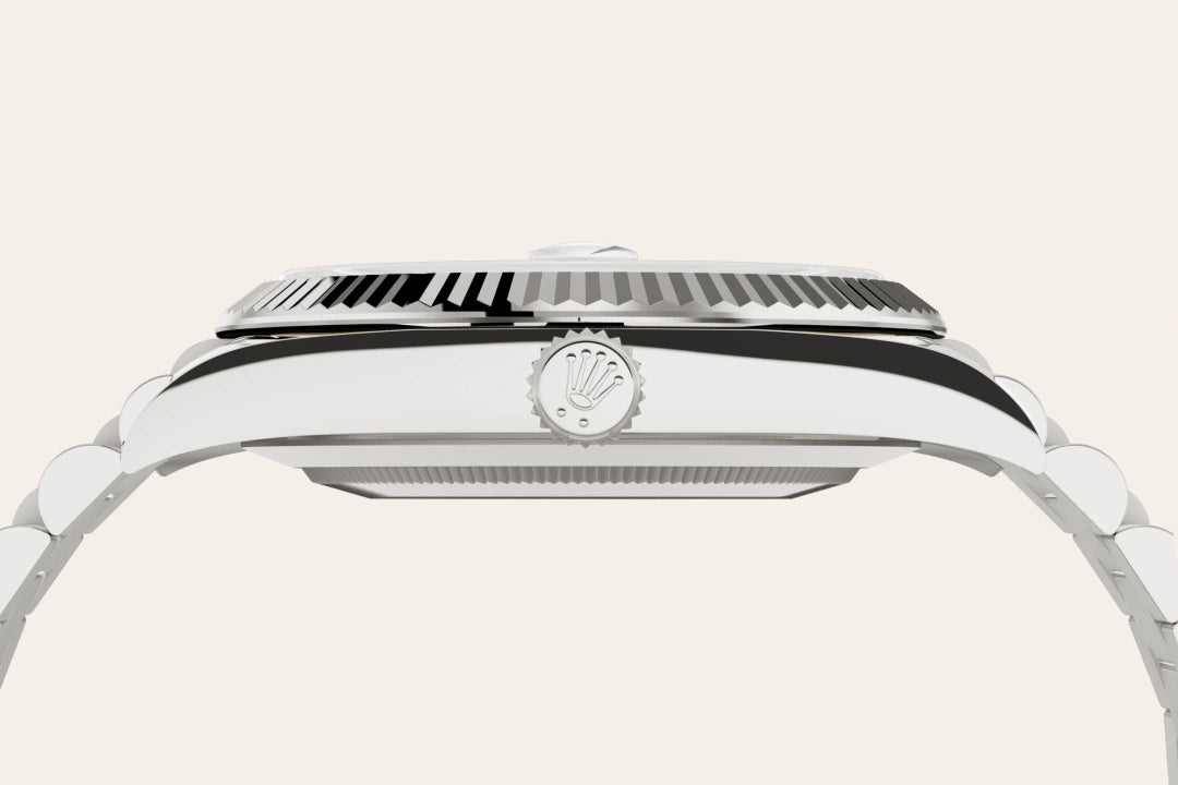 18 kt white gold