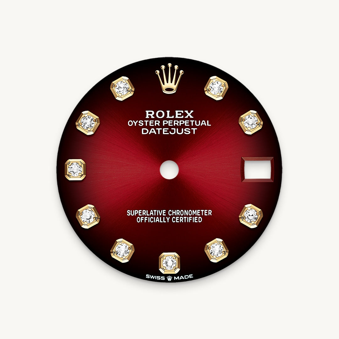 Red ombré dial