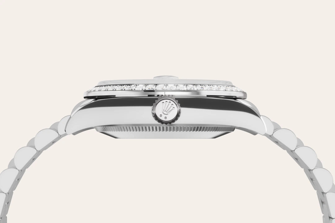 18 kt white gold