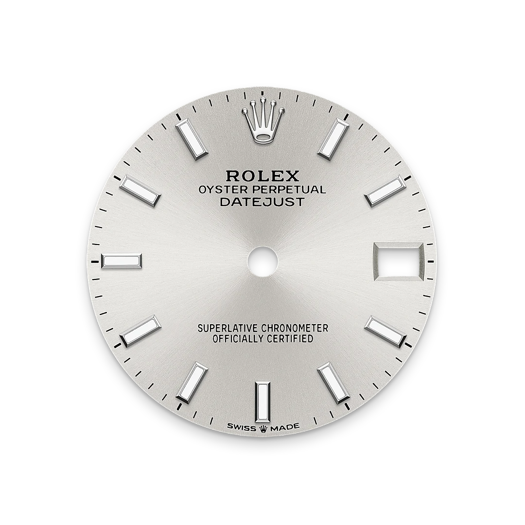 Silver dial