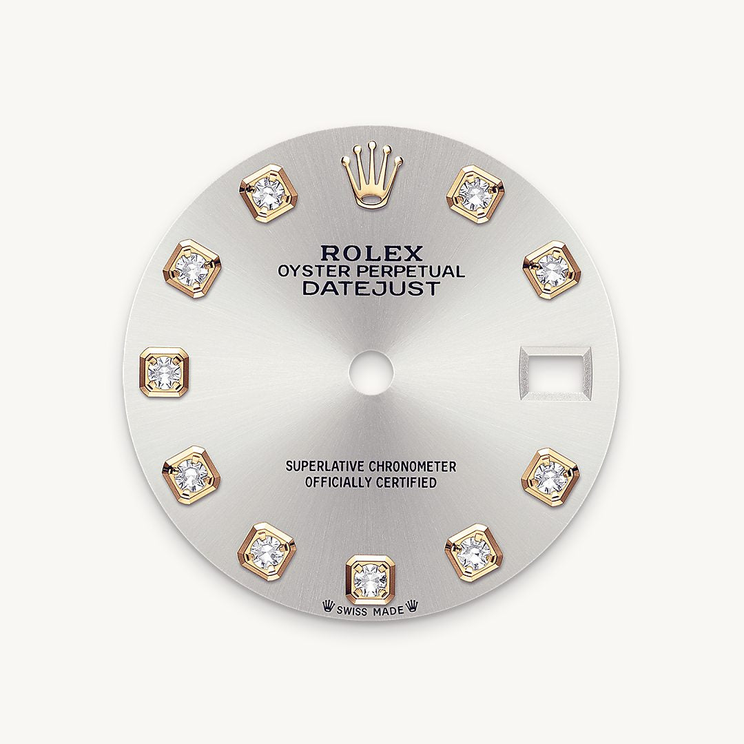 Silver dial