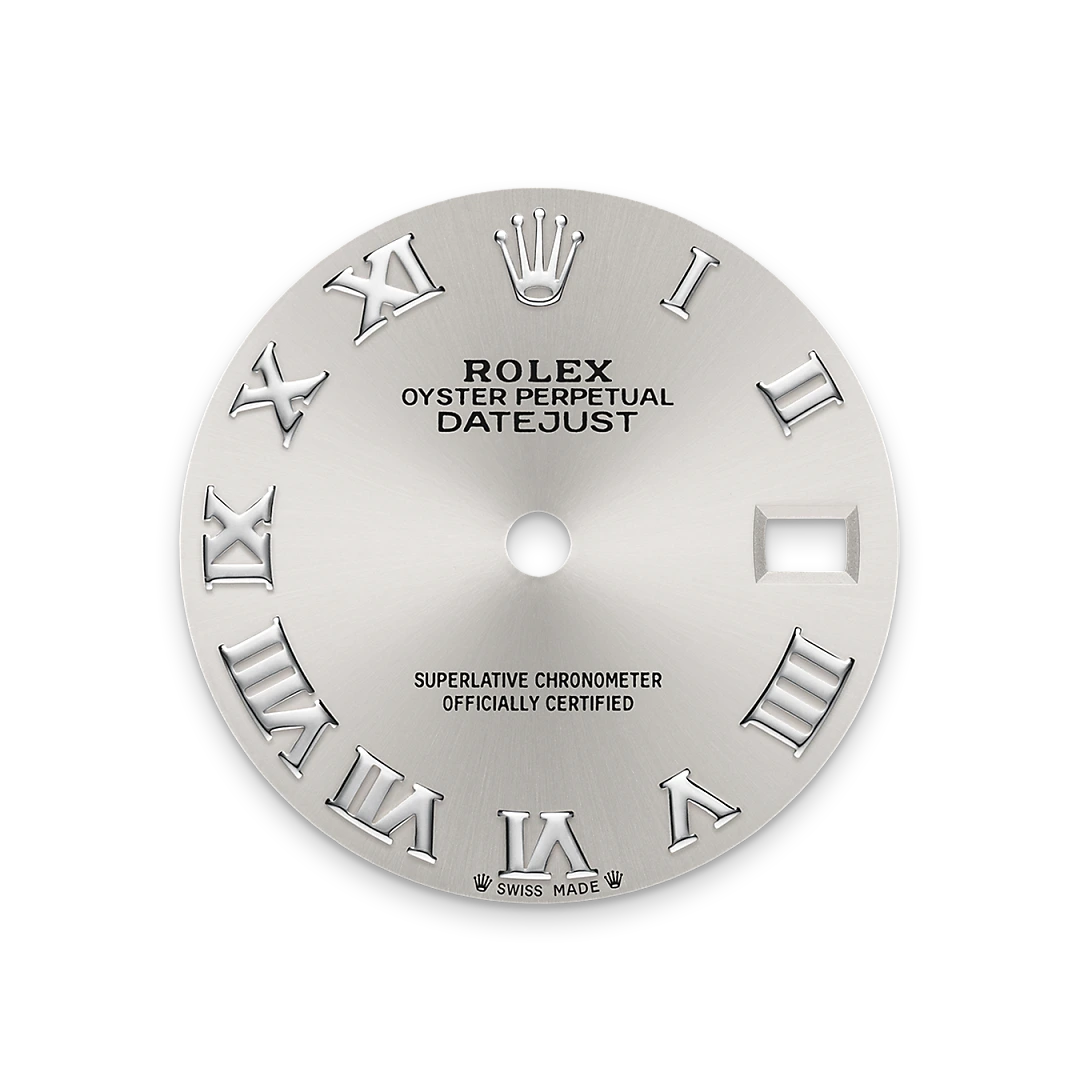 Silver dial