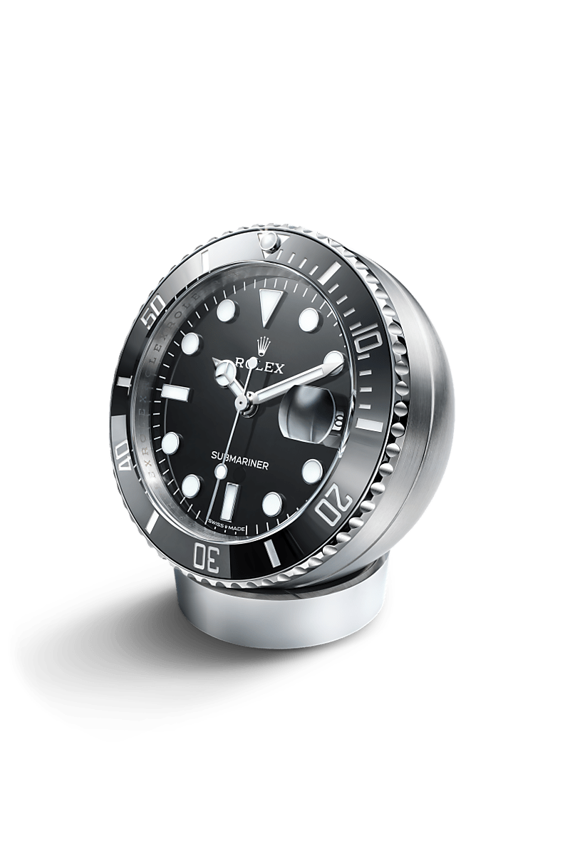 Rolex Submariner Date desk clock Stainless steel