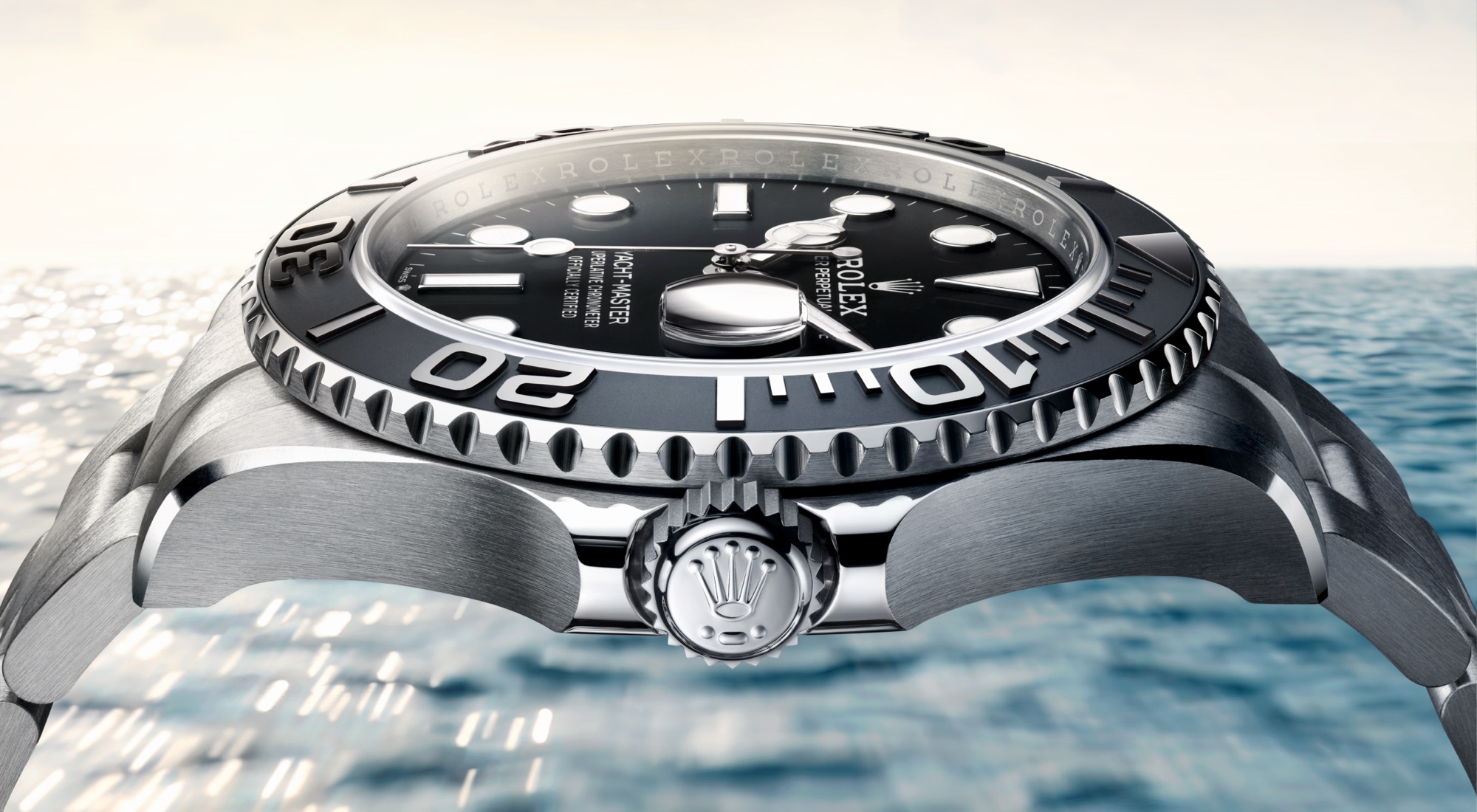 yacht master bracelet caoutchouc