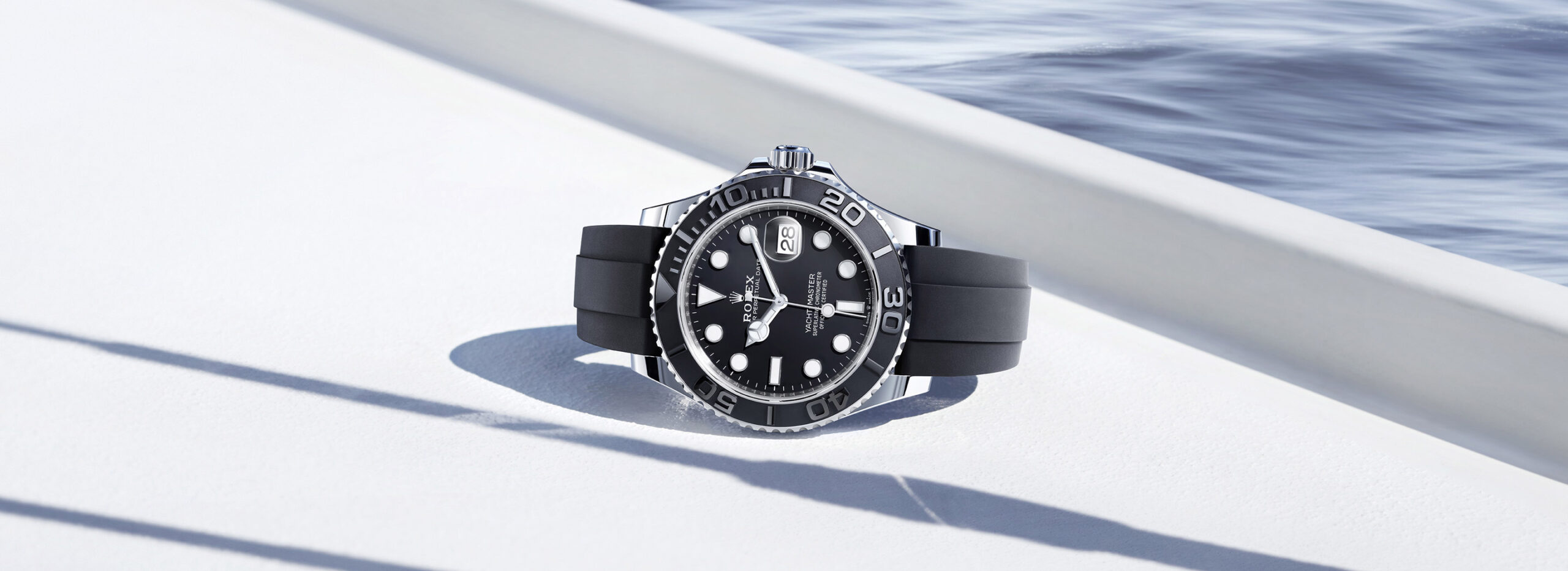 yacht master bracelet caoutchouc